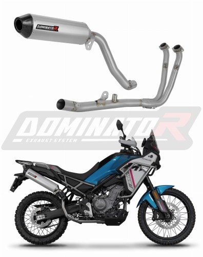 complete exhaust system with muffler DOMINATOR Full System MX2 fits to CF MOTO 450 MT 2024  2026 6