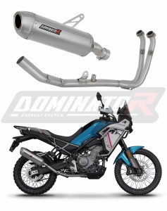 CF MOTO 450 MT 2024 - 2026 (Euro 5+) Full Exhaust System Collector Silencer S6 + dB killer