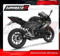 complete exhaust system with muffler DOMINATOR Full System OV G2 BLACK fits to Yamaha YZF R125 2021  2024 3