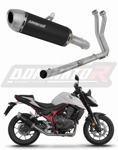 Honda CB 750 Hornet 2023 Full Exhaust System Collector Silencer S6 BLACK + dB killer