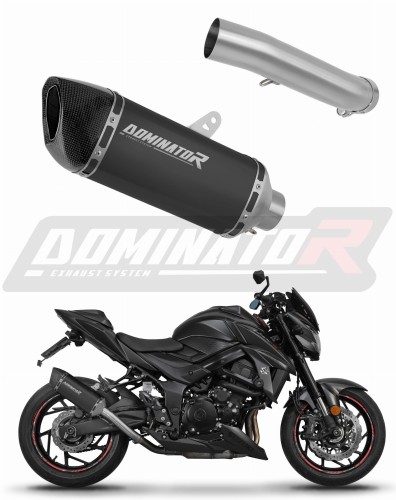 wydech tłumik DOMINATOR HP6 CZARNY pasujący do motocykla Suzuki GSX-S 750 2017 - 2020