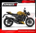 kompletny układ wydechowy z tłumikiem DOMINATOR Full System HP6 CZARNY pasujący do motocykla Triumph STREET TRIPLE 765 S / R / RS 2023 - 2024 2