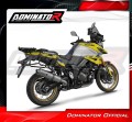 exhaust muffler DOMINATOR homologated road legal ROUND fits to Suzuki VStrom 1050 DE 2023  2025 3