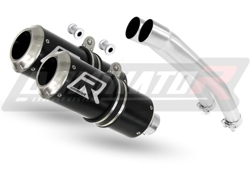 wydech tłumik DOMINATOR GP CZARNY pasujący do motocykla Suzuki GSXR 1300 Hayabusa 2008 - 2019
