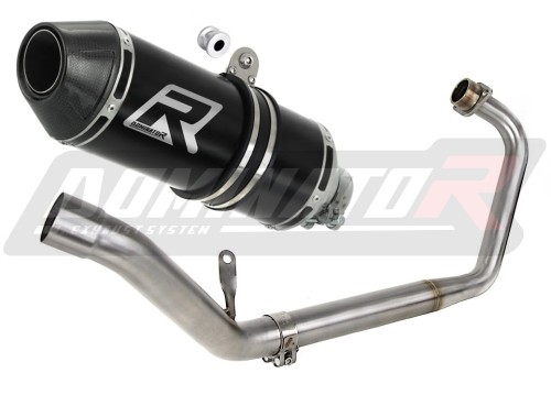 complete exhaust system with muffler DOMINATOR Full System HP3 BLACK fits to Honda CBR 150 R 2011  2018 2