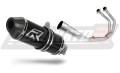 kompletny układ wydechowy z tłumikiem DOMINATOR Full System HP3 CZARNY pasujący do motocykla Yamaha MT-03 2014 - 2016 2