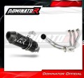 kompletny układ wydechowy z tłumikiem DOMINATOR Full System HP3 CZARNY pasujący do motocykla Yamaha XSR 900 2016 - 2021 2