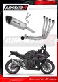 complete exhaust system with muffler DOMINATOR Full System titanium HP6 fits to Honda CBR 650 R / EClutch 2024  2025 5