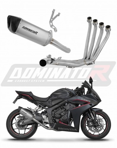 kompletny układ wydechowy z tłumikiem DOMINATOR Full System Tytanowy HP6 pasujący do motocykla Honda CB 650 R / E-Clutch 2024 - 2025 6