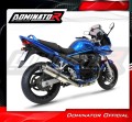 exhaust muffler DOMINATOR homologated road legal ROUND fits to GSF 650 S BANDIT 2005  2006 4