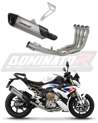 complete exhaust system with muffler DOMINATOR Full titanium System titanium HP6 fits to BMW S1000R 2021  2026