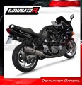 exhaust muffler DOMINATOR homologated road legal ROUND fits to Suzuki GSXF 750 1998  2006 4