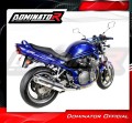 exhaust muffler DOMINATOR homologated road legal ROUND fits to GSF 1200 BANDIT 2001  2005 4
