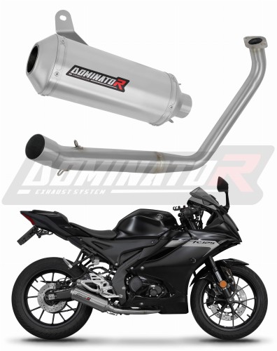 kompletny układ wydechowy z tłumikiem DOMINATOR Full System OV G2 pasujący do motocykla Yamaha YZF R125 2019 - 2020