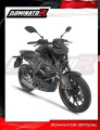 complete exhaust system with muffler DOMINATOR Full System titanium HP8 fits to Yamaha MT 125 2020  6