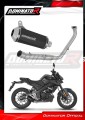 complete exhaust system with muffler DOMINATOR Full System OV G2 BLACK fits to Yamaha MT 125 2024  2026 2