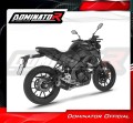 complete exhaust system with muffler DOMINATOR Full System OV G2 BLACK fits to Yamaha MT 125 2024  2026 4