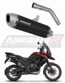 exhaust muffler DOMINATOR S6 BLACK fits to Triumph Tiger 800 XCA 2018  2020