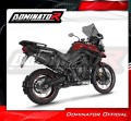 exhaust muffler DOMINATOR P7 BLACK fits to Triumph Tiger 800 XCA 2018  2020 4