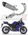 kompletny układ wydechowy z tłumikiem DOMINATOR Full System Tytanowy HP8 pasujący do motocykla Yamaha YZF-R3 2025 - 2026