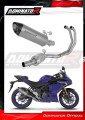 complete exhaust system with muffler DOMINATOR Full System titanium HP8 fits to Yamaha YZFR3 2019  2024 2