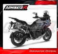 exhaust muffler DOMINATOR S6 BLACK fits to Zontes 703F 2025  2026 4
