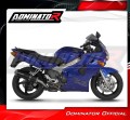 exhaust muffler DOMINATOR OVR BLACK fits to Honda VFR 800 Fi 1998  2001 5