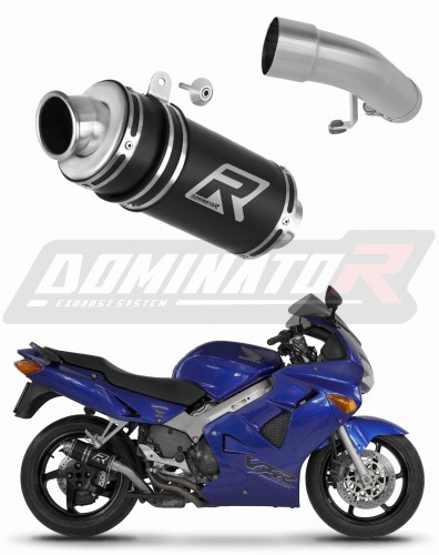 wydech tłumik DOMINATOR GP1 CZARNY pasujący do motocykla Honda VFR 800 Fi 1998 - 2001