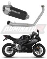 complete exhaust system with muffler DOMINATOR Full System S3 BLACK fits to Yamaha YZF R125 2019  2020