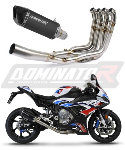 complete exhaust system with muffler DOMINATOR Full System HP6 BLACK fits to BMW M1000RR 2020  2024 2
