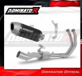 complete exhaust system with muffler DOMINATOR Full System S6 BLACK fits to Kawasaki Z650 2023  2026 3