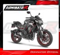 complete exhaust system with muffler DOMINATOR Full System HP6 BLACK fits to Kawasaki Ninja 650 2023  2026 6