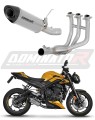 kompletny układ wydechowy z tłumikiem DOMINATOR Full System Tytanowy HP8 pasujący do motocykla Triumph Street Triple 765 RS 2024 - 2025 4