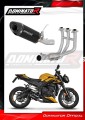 complete exhaust system with muffler DOMINATOR Full System HP8 BLACK fits to Triumph Street Triple 765 RS 2024  2025 5