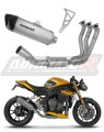 kompletny układ wydechowy z tłumikiem DOMINATOR Full System Tytanowy HP6 pasujący do motocykla Triumph Speed Triple 1200 RS / RR 2021 - 2024