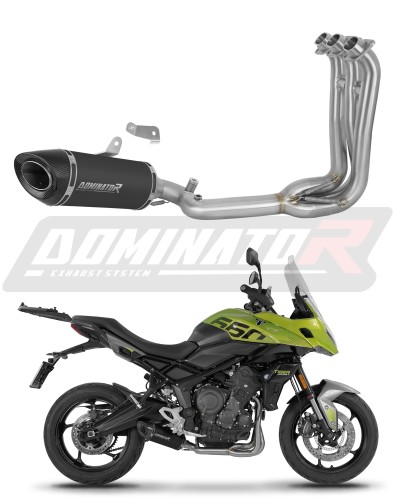 complete exhaust system with muffler DOMINATOR Full System HP8 BLACK fits to Triumph Tiger Sport 660 2025  2026