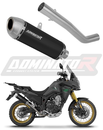 wydech tłumik DOMINATOR S6 CZARNY pasujący do motocykla Rieju Aventura 500 2023 - 2026