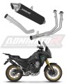 complete exhaust system with muffler DOMINATOR Full System GPF BLACK fits to Rieju Aventura 500 2023  2026