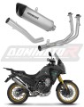kompletny układ wydechowy z tłumikiem DOMINATOR Full System Tytanowy HP6 pasujący do motocykla Rieju Aventura 500 2023 - 2026
