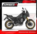 complete exhaust system with muffler DOMINATOR Full System GPF BLACK fits to Rieju Aventura 500 2023  2026 5