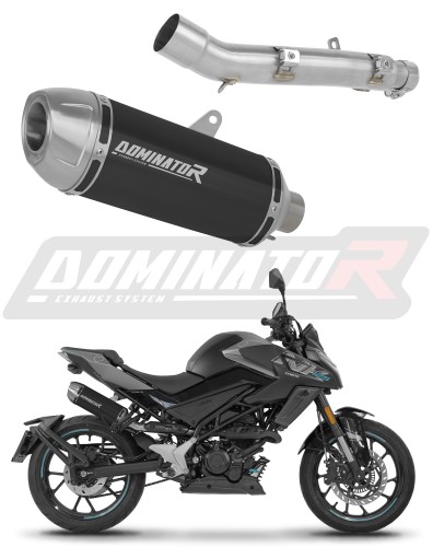 wydech tłumik DOMINATOR S3 CZARNY pasujący do motocykla CF MOTO 125 NK 2025 - 2026