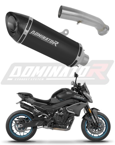 exhaust muffler DOMINATOR HP8 BLACK fits the motorcycle CF MOTO 800 NK 2023 2026