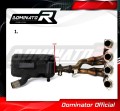 decat tłumik środkowy DOMINATOR Mid Pipe pasujący do motocykla GSXR 750 K8-K9 L0 2008 - 2010 2