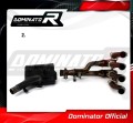 decat mid muffler DOMINATOR Mid Pipe fits to GSXR 750 L1L7 2011  2017 3