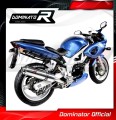 exhaust muffler DOMINATOR ROUND fits to Suzuki SV 650 S 1999  2002 3