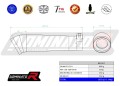 wydech tłumik DOMINATOR GP2 pasujący do motocykla Honda CBF 500 2004 - 2005 2