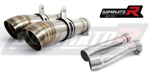 Kawasaki GPZ 500 1987 - 2003 Exhaust Silencer Muffler GP2 + dB killer medium