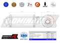 wydech tłumik DOMINATOR GP1 pasujący do motocykla Triumph SPEED TRIPLE 1050 2005 - 2010 2