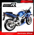 exhaust muffler DOMINATOR HP1 fits to Suzuki SV 650 S 1999  2002 3