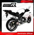 complete exhaust system with muffler DOMINATOR Full System HP3 fits to Yamaha YZF R125 2008  2013 3